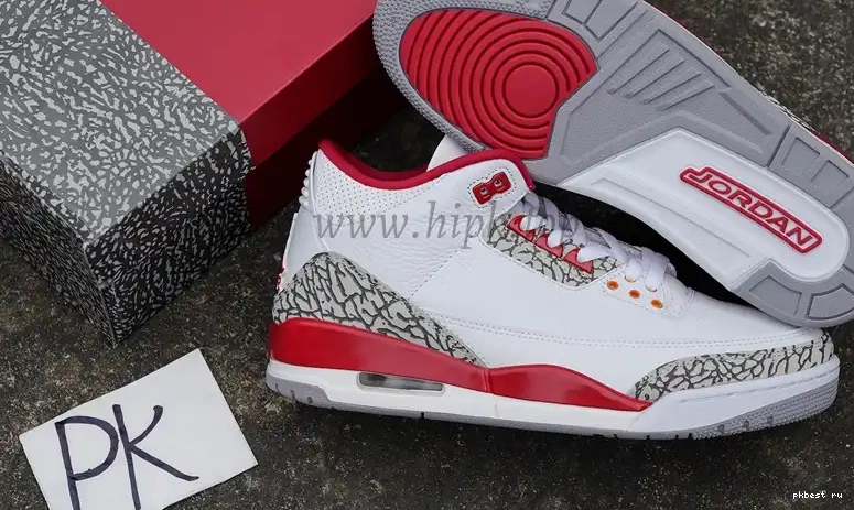ready jordan retro God Cardinal Pk 3 air Red materials to retail ship 0504